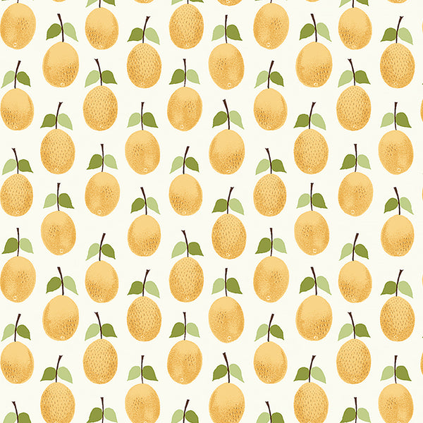 Prunus, Yellow Wallcoverings | Schumacher