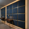 Waterfall Bay - Sapphire Upholstered Wall Panel | Architectural Fabrics