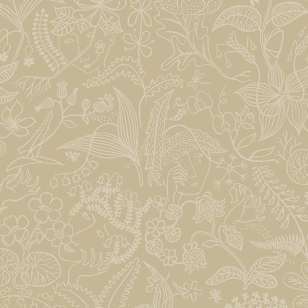Grazia, Parchment Wallcoverings | Schumacher