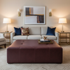 Baroque - Baroque Performance Vinyl Upholstered Ottoman | Architectural Fabrics