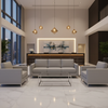 Storm Bay - Icecap Upholstered Sofa | Architectural Fabrics