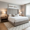 Kralendijk - Midnight Upholstered Headboard | Architectural Fabrics