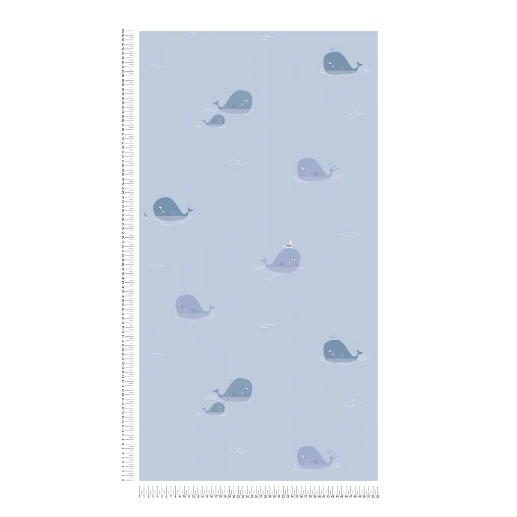 Little Love Light Blue Wallcovering | AS Creation