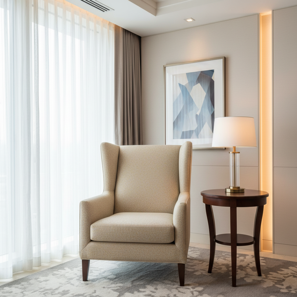 Aire Pebbled - Limestone Breathable Polyurethane Upholstered Chair | Architectural Fabrics