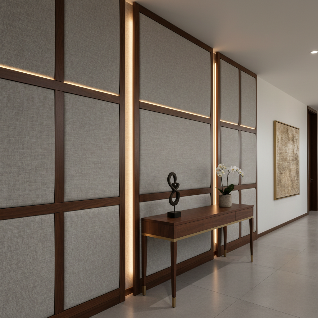 Turneffe - Alloy Upholstered Wall Panel | Architectural Fabrics
