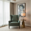 Algiers - Forest Floor Performance Vinyl Upholstered Chair | Architectural Fabrics
