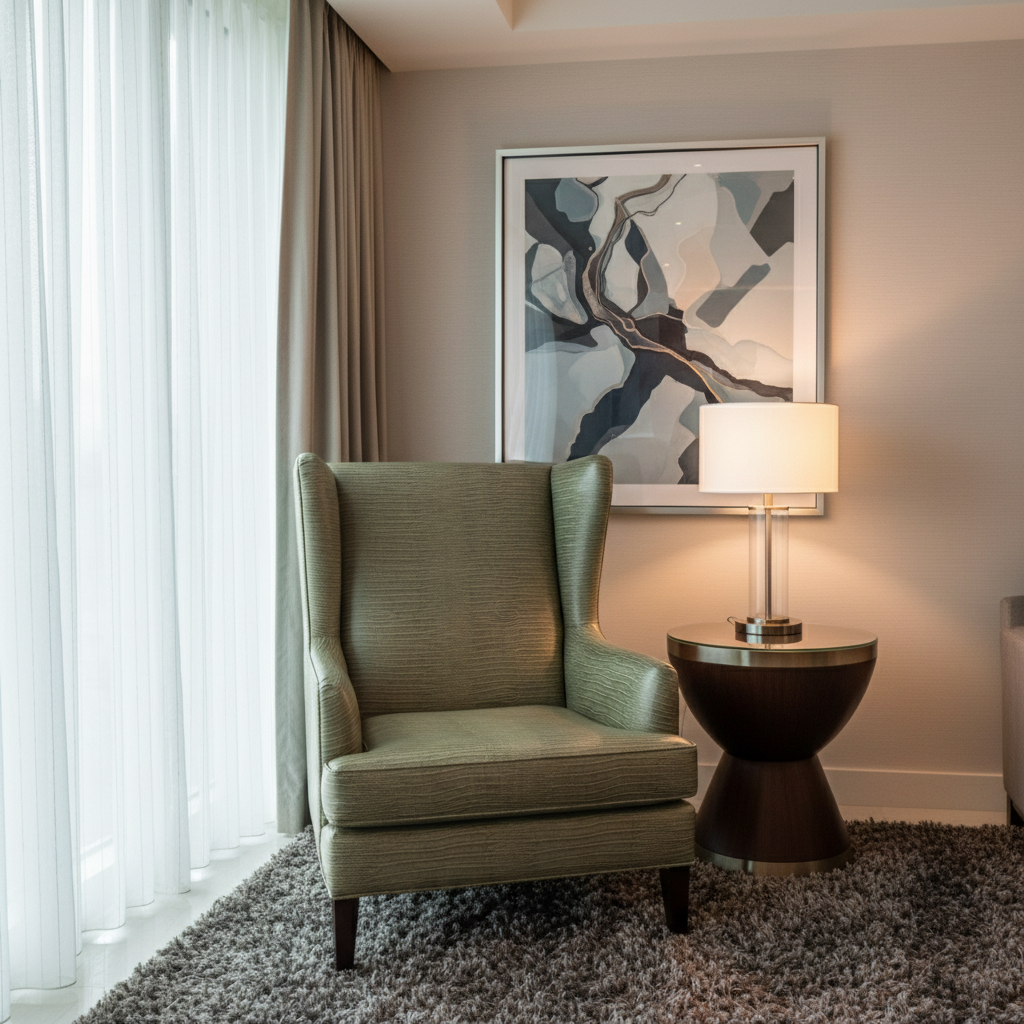 Silver Bank - Fern Upholstered Chair | Architectural Fabrics