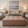 Sisal Bay - Petal Upholstered Ottoman | Architectural Fabrics