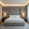 Aarden - Misty Stone Silicone Hybrid Upholstered Headboard | Architectural Fabrics