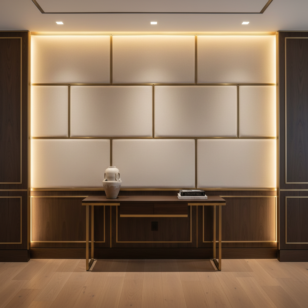 Morant - Snow Upholstered Wall Panel | Architectural Fabrics