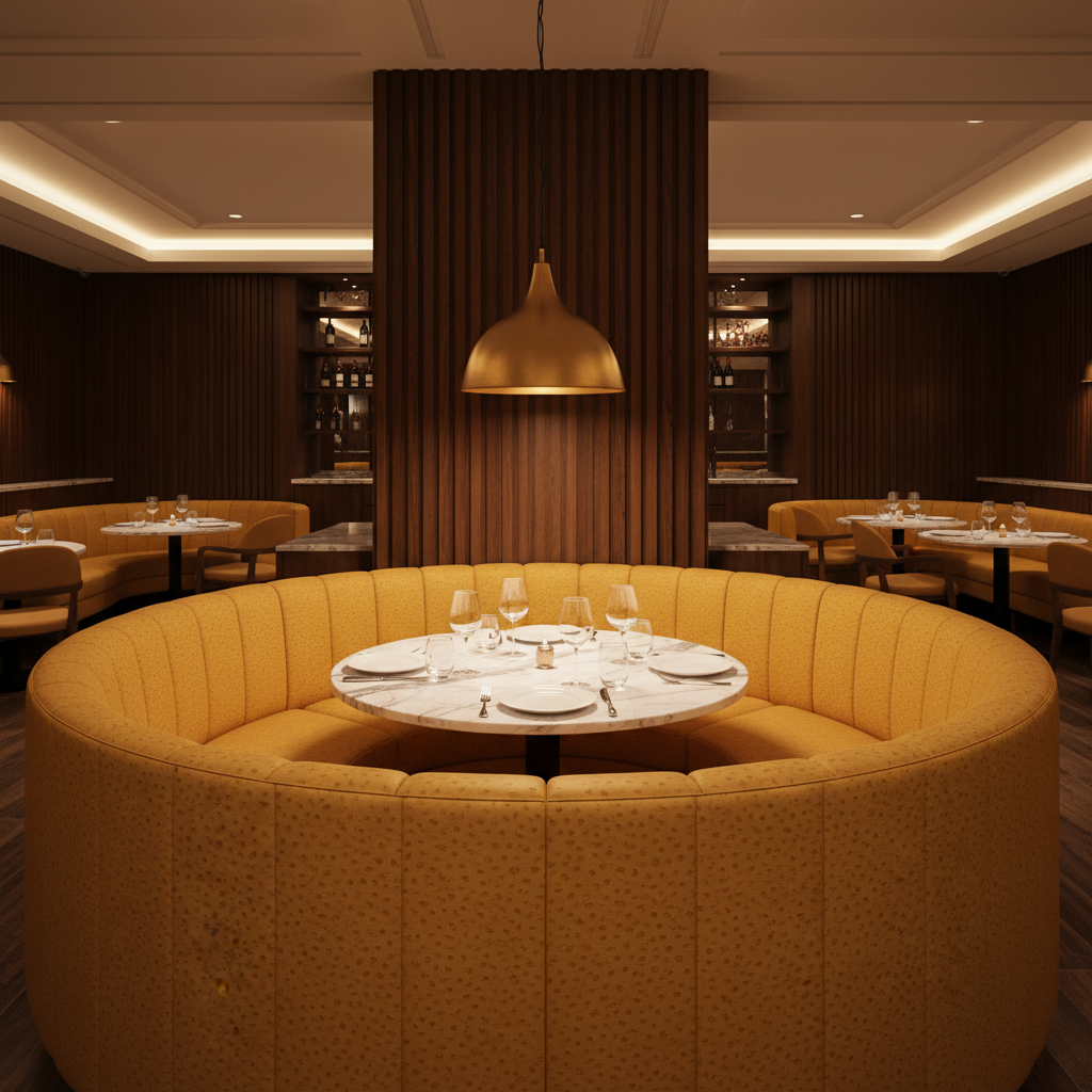 Big Bird - Big Bird Performance Vinyl Upholstered Banquette | Architectural Fabrics