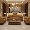 Subtle Woven Texture Toffee Brown Upholstered Sofa | Architectural Fabrics