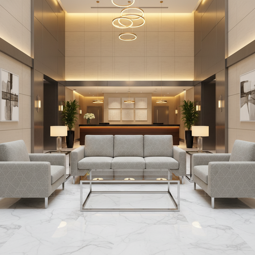 St. Barthelemy - Gull Upholstered Sofa | Architectural Fabrics