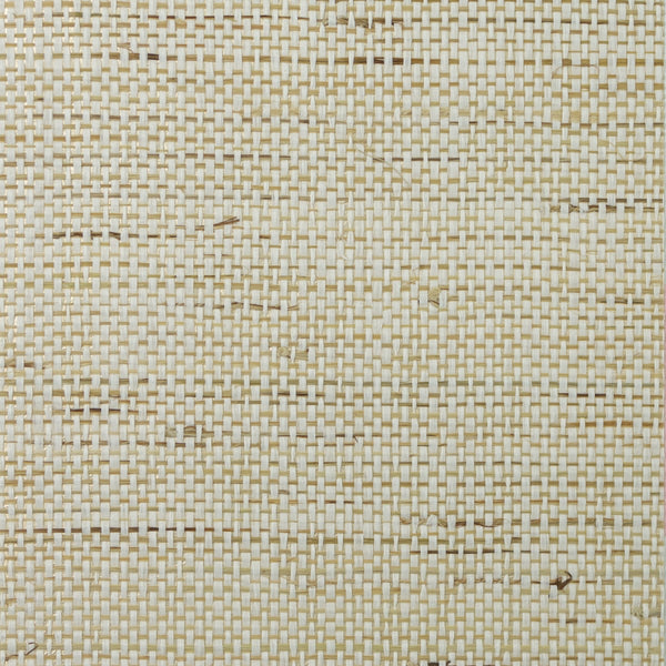 Nantucket Grasscloth Sandy Shores & Gold Wallcovering | Phillipe Romano