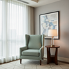 Abaca - Seafoam Weave Tekloom Performance Upholstered Chair | Architectural Fabrics