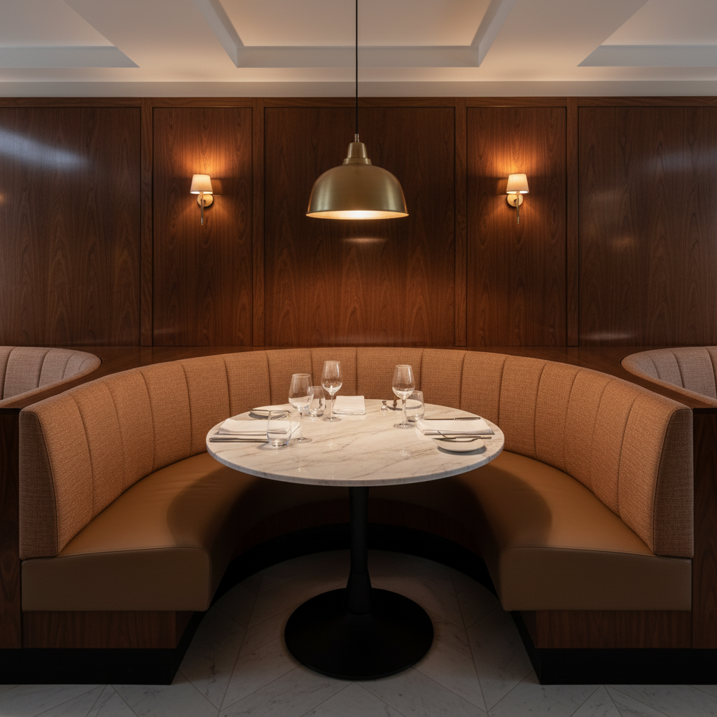 Marigot - Rural Upholstered Banquette | Architectural Fabrics