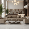 Maho Bay - Mushroom Upholstered Sofa | Architectural Fabrics