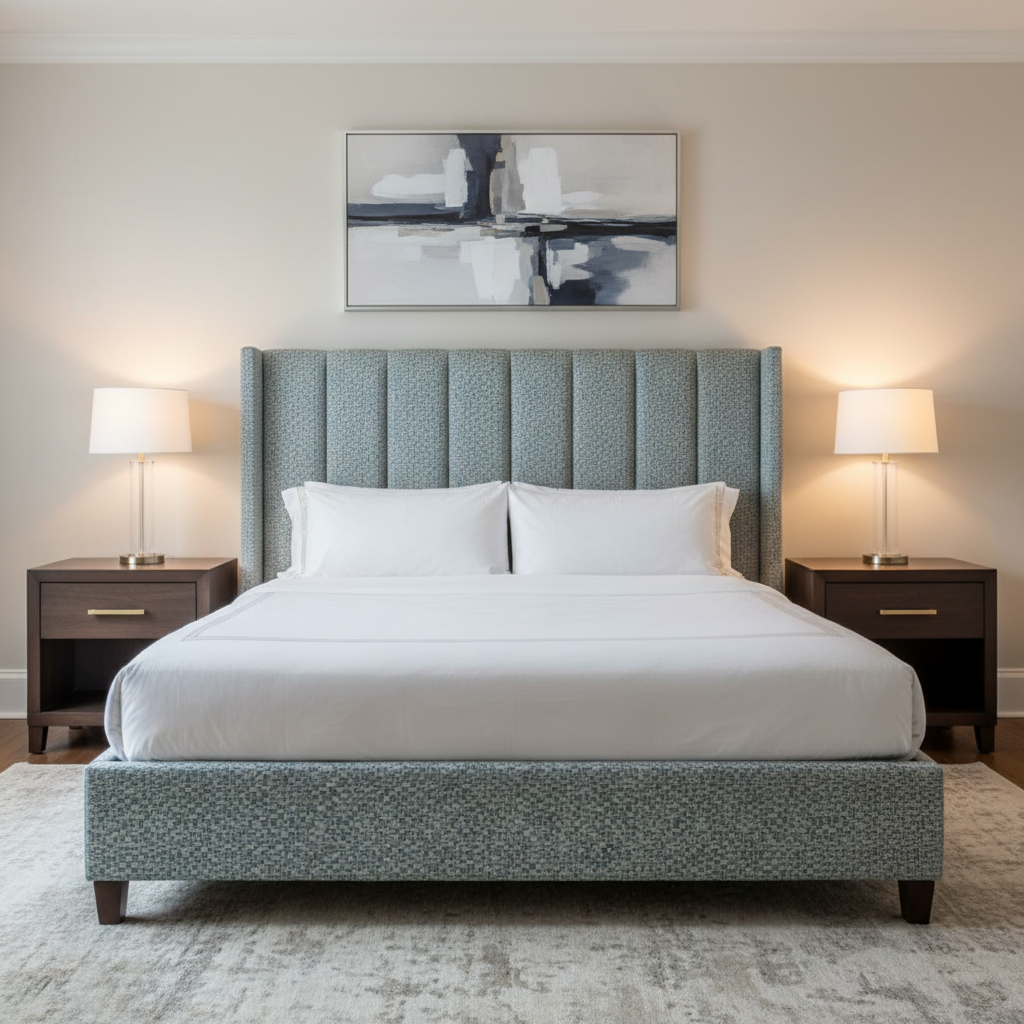 Bellevue - Bellevue Tekloom Performance Upholstered Headboard | Architectural Fabrics