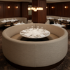 Tumble Reef - Fossil Upholstered Banquette | Architectural Fabrics