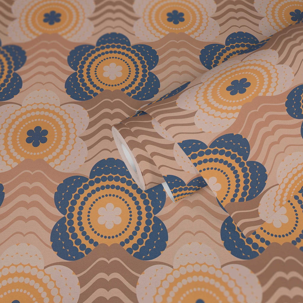 Retro Chic Beige Wallcovering | AS Creation