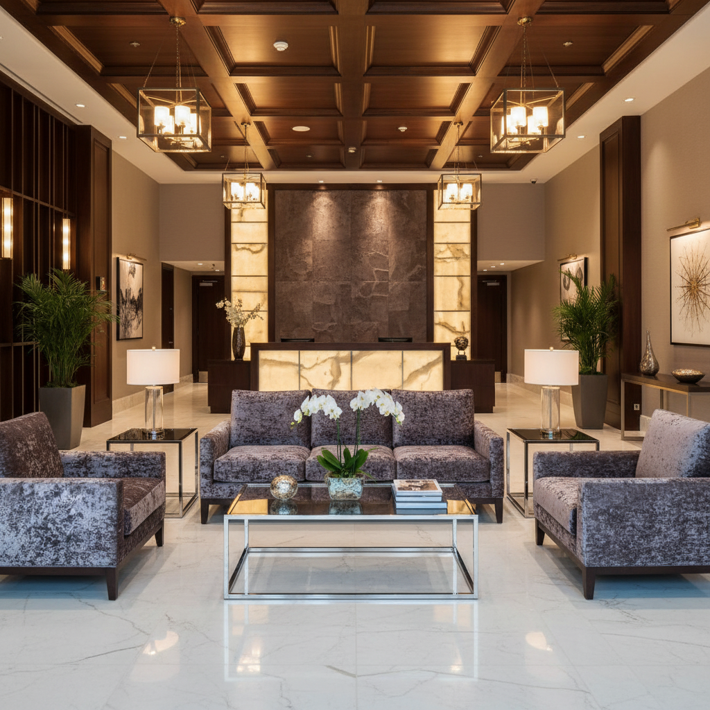 Crushed Velvet Texture Amethyst Smoke Upholstered Sofa | Architectural Fabrics
