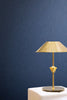 Dark Blue Versace Wallcovering Mottled Texture Surface Navy Wallcovering | Versace