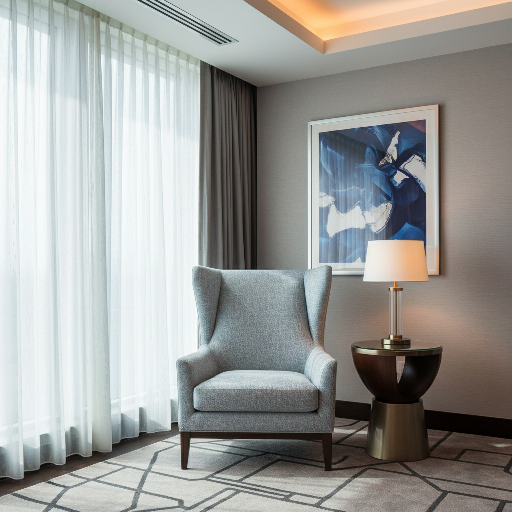 Quintana Bay - Sea Mist Upholstered Chair | Architectural Fabrics