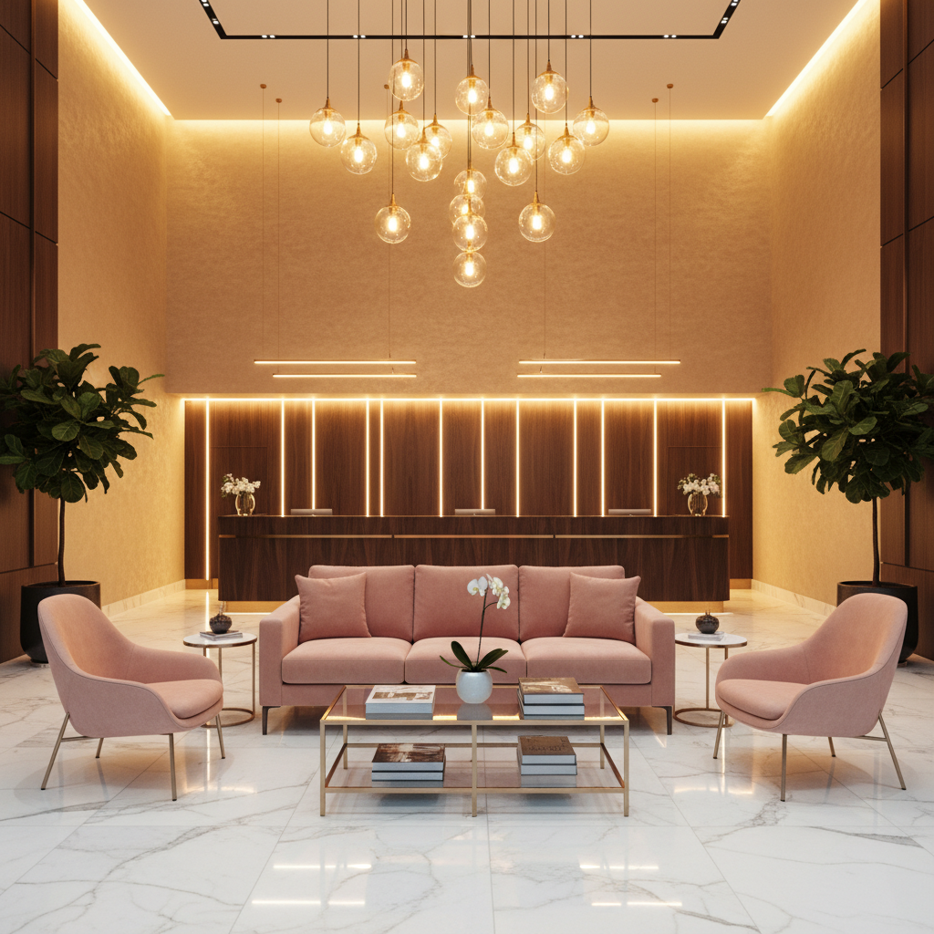 Ultrasuede  Blush Pink Upholstered Sofa | Ultrasuede Upholstery
