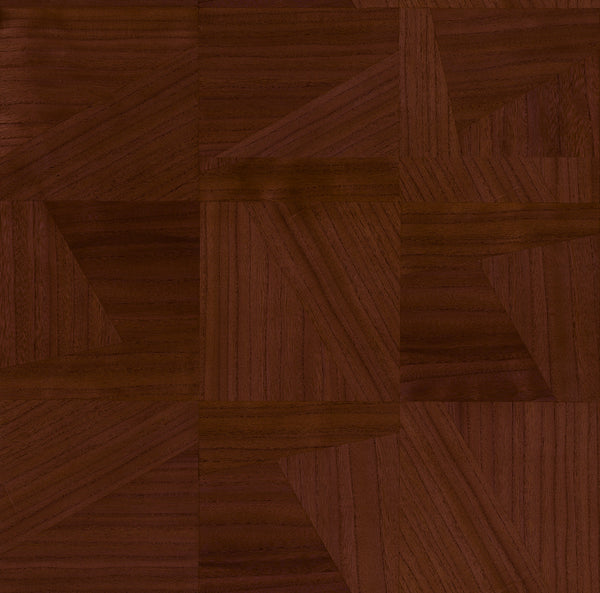 Cape Elizabeth-Chocolate Wood Veneer Wallcovering | Phillipe Romano