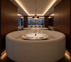BARNUM - Stone Texture Upholstery Upholstered Banquette | Architectural Fabrics