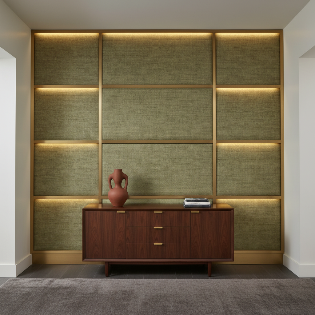 St. Eustatius - Stem Upholstered Wall Panel | Architectural Fabrics