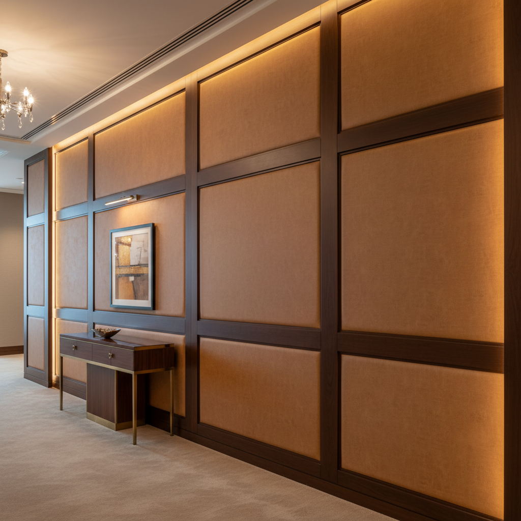 Red Hook - Honeycomb Upholstered Wall Panel | Architectural Fabrics