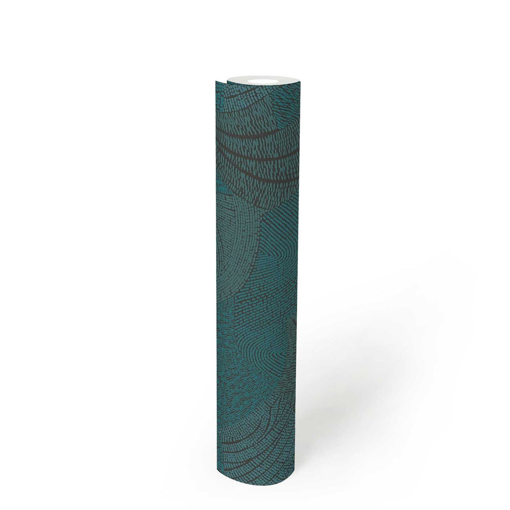 French Affair Teal Wallcovering | AS Creation