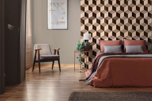 Livingwalls Design Panel the Wall 3 Beige Wallcovering | AS Creation