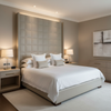 Puerto Plata - Limestone Upholstered Headboard | Architectural Fabrics