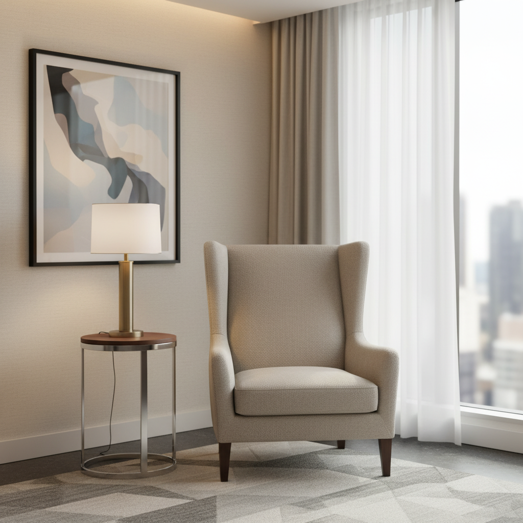 Punch Bowl - Linen Upholstered Chair | Architectural Fabrics