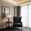 Puerto Plata - Black Upholstered Chair | Architectural Fabrics
