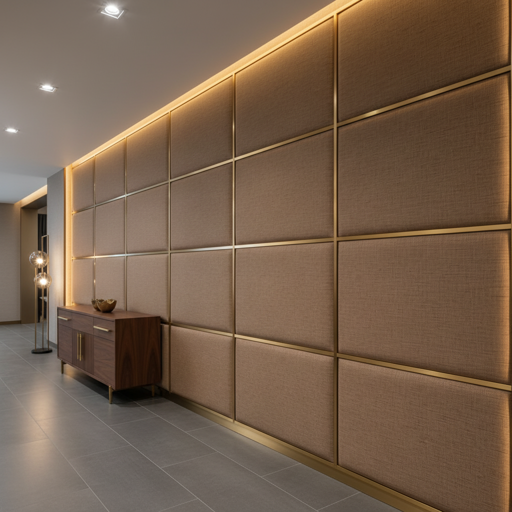 Tortola - Arabica Upholstered Wall Panel | Architectural Fabrics