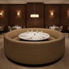 Waterfall Bay - Palladium Upholstered Banquette | Architectural Fabrics