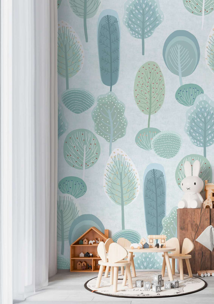 A.s. Creation Design Panel Lilly Luis Pale Blue Wallcovering | AS Creation