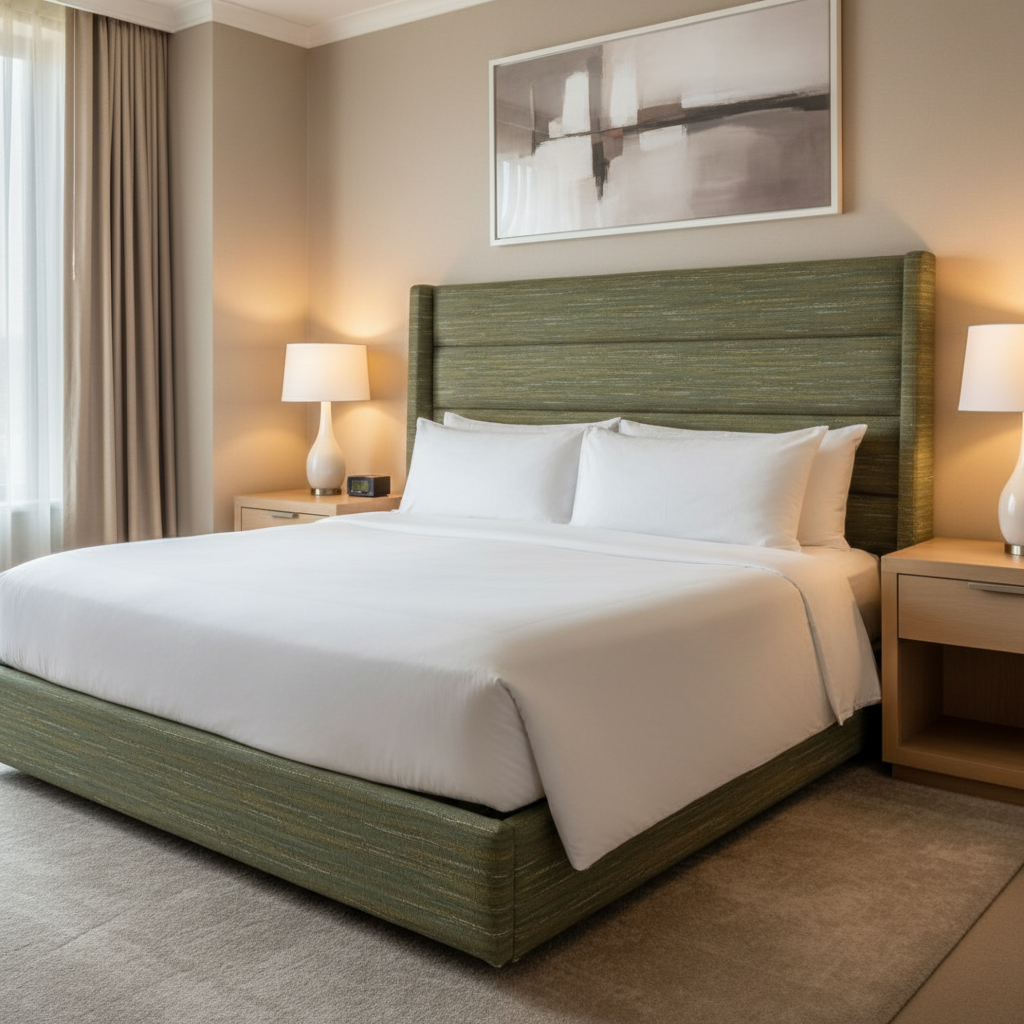 Pigeon Island - Sage Upholstered Headboard | Architectural Fabrics