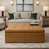 Tortola - Autumn Upholstered Ottoman | Architectural Fabrics