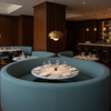 Maho Bay - Mallard Upholstered Banquette | Architectural Fabrics