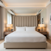 Aarden - Oatmeal Silicone Hybrid Upholstered Headboard | Architectural Fabrics