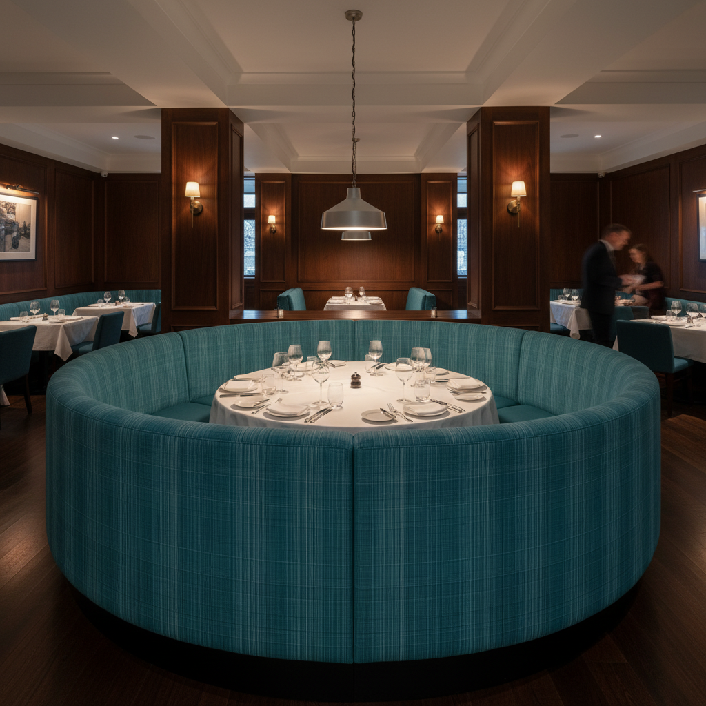 Alter - Alter Silicone Hybrid Upholstered Banquette | Architectural Fabrics