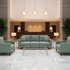 Aarden - Seafoam Silicone Hybrid Upholstered Sofa | Architectural Fabrics