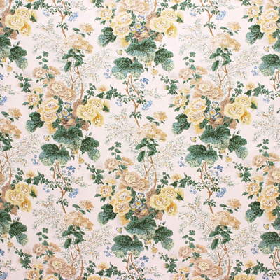 Samples and Purchasing available for Althea Cotton P - Citron Light Green By Lee Jofa |  | Botanical & Floral Multipurpose Print at Designer Wallcoverings and Fabrics