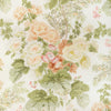 Samples and Purchasing available for Hollyhock Hdb - Apricot/Moss Green By Lee Jofa | Lee Jofa 200 | Botanical & Floral Multipurpose Print at Designer Wallcoverings and Fabrics