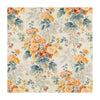 Samples and Purchasing available for Hollyhock Hdb - Apricot/Lake Multi By Lee Jofa |  | Botanical & Floral Multipurpose Print at Designer Wallcoverings and Fabrics