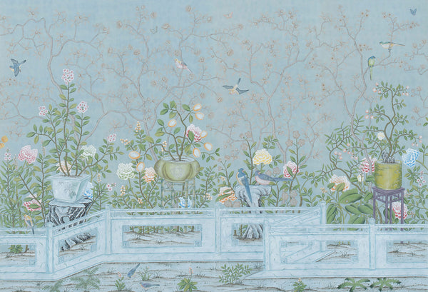 Temple Newsam — Colourway SC-239 on grey Williamsburg